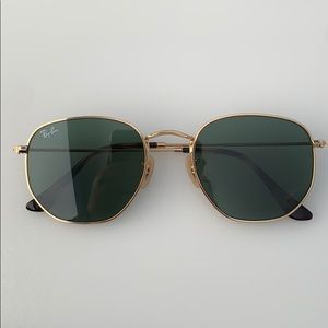 Ray-Ban Unisex Hexagonal Flat Lenses